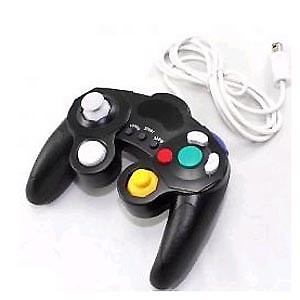 Mando NEGRO con vibracion para GameCube