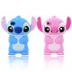  86Hero Disney 3D Stitch Hard Case Cover para iPhone azul/rosa