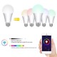 GZW-shop Bombilla Inteligente iluminación E27, APP para Smartphone, compatible con Alexa, google home