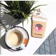 Carcasa TPU goma plástica formas moderno de helado café para iphone 6s, 6 plus