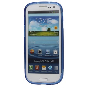 Aqua / Carcasa azul de beb&eacute; para Samsung Galaxy S III S3 gt-i9300 tel&eacute;fono. ~ TPU Skin
