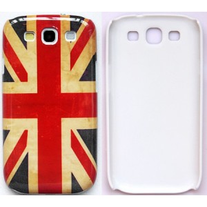 Retro USA UK Union Jack Flag Carcasa de dorso duro para Samsung Galaxy S 3 III S3 I9300