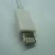 8 Rayos Pin USB Dato Sincroliza Cable cargador con adaptador para iPhone 5 ipod 5 nano 7