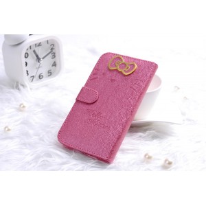 Hello Kitty Funda de PU cuero con el soporte caratula para samsung s3 / i9300