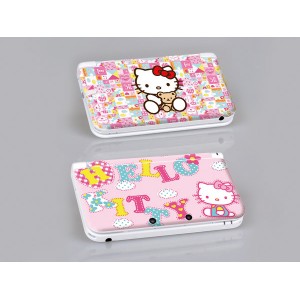 calcoman&iacute;a en vinilo Protector etiqueta cubierta para Nintendo 3DS XL/LL Hello Kitty