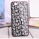 Marco Jacobs letras metálicas Carcasa plástica para iPhone 5