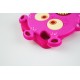 Negro Pez cubierta de silicón con dibujos animados en 3D para Iphone5/4S