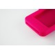 Negro Pez cubierta de silicón con dibujos animados en 3D para Iphone5/4S