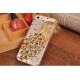 Iphone5/5s del diamante del pavo real teléfono de la cáscara