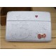 Hello Kitty lindo de imitación de piel delgada Ipad mini funda protectora