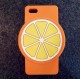 Naranjas de verano de la serie de la fruta iphone5/5S teléfono de la cáscara de silicona