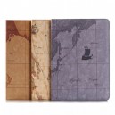 Mapa patr&oacute;n de cuero con soporte funda protectora para su ipad air2