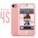 Carcasa suave silicona para iphone4, iphone 5, iphone6/6 plus freeshipping