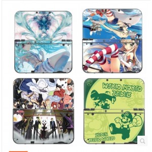 NEW 3DSLL/3DS XL Bricolaje juegos personalizados anime colorful pegatina
