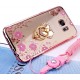 Funda Samsung Galaxy S7 Edge con Zircones brillante Carcasa elegante con cordón 