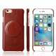 Funda de cuero Fierre Shann de alta calidad para iphone 7 y iphone 7 plus