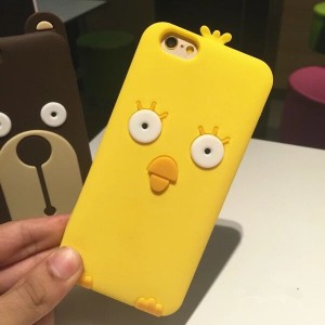 Pollito, Oso funda silicona para iphone5, iphone6, iphone7