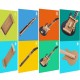 Nintendo Switch labo  la guitarra Caja de Cartón