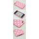 carcasa con polca punto para iphone4/4s(TPU)