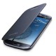 SAMSUNG GALAXY S3 i9300 CHROME Azul FLIP Cáscara 