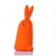 Corea del conejo tridimensional super lindo iphone 4/4S/5/5S silicona de silicona teléfono de la cáscara