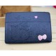 Hello Kitty lindo de imitación de piel delgada Ipad mini funda protectora